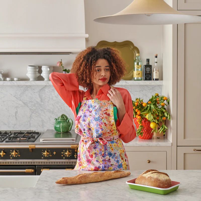 Upgrade your kitchen with Kip & Co's Posie Lane Linen Apron at Cove. Made from 100% flax, this apron combines style and functionality for your culinary adventures.