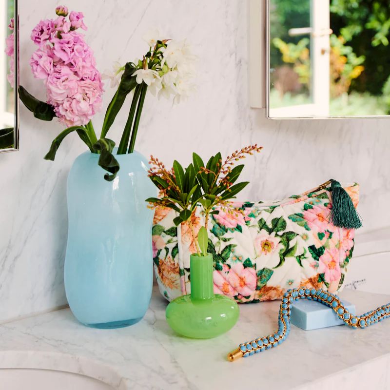 Kip & Co | Sunday Stroll Velvet Toiletry Bag