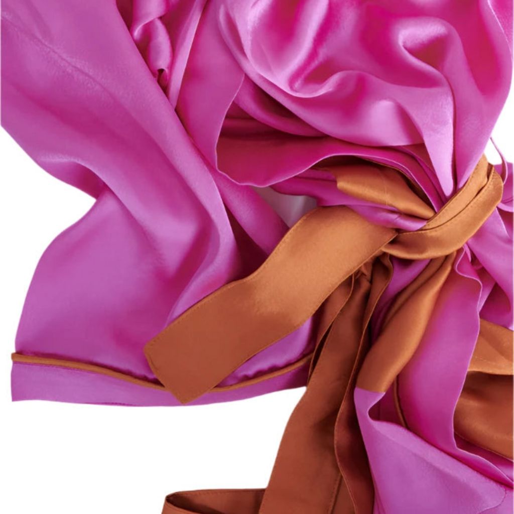 Upgrade your loungewear with Kip &amp; Co&#39;s Satin Robe available at Cove. This robe combines eco-friendly materials with chic design, offering both comfort and style for your at-home relaxation.