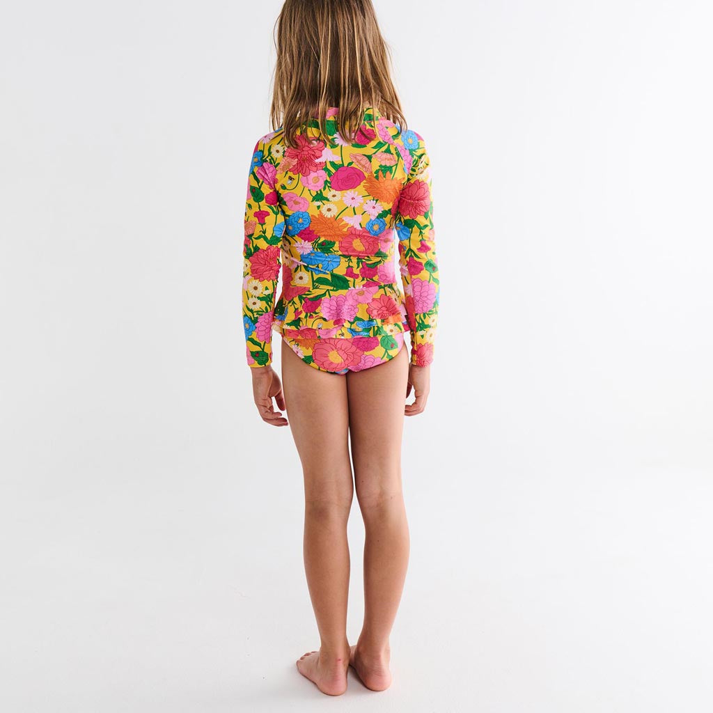 Kip & Co | Follow The Sun Yellow Long Sleeve Bathers