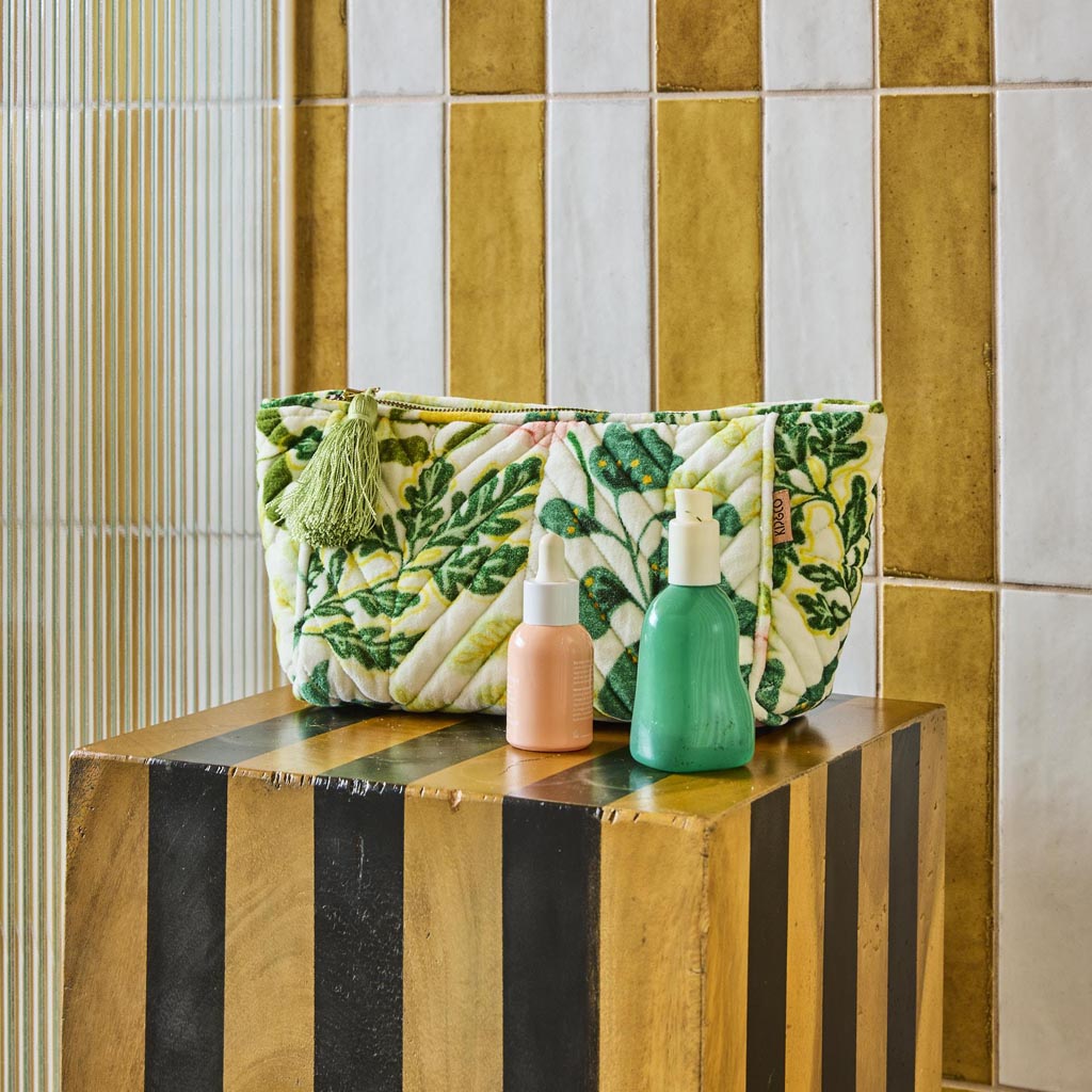 Kip & Co | Wander Velvet Toiletry Bag