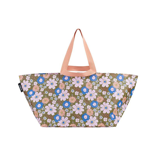 Kollab | Beach Bag Blue Flowers