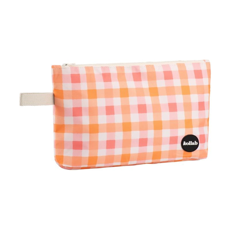 Kollab | Wet Bag Watermelon Peach Check