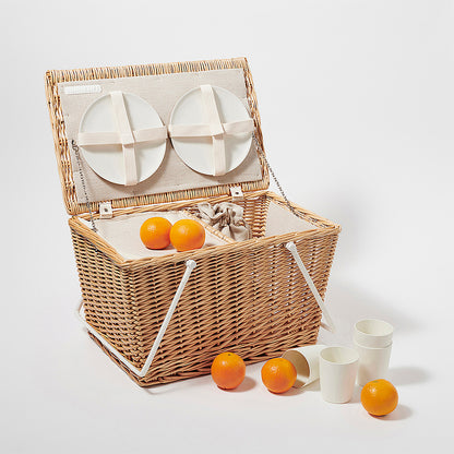 SunnyLife Large Picnic Cooler Basket Natural