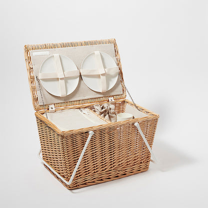 SunnyLife Large Picnic Cooler Basket Natural