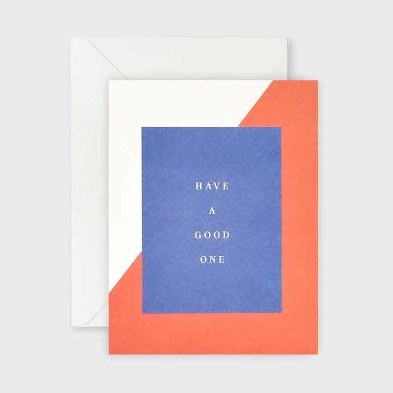 Lettuce | Card - Have a Good One Blue + Red