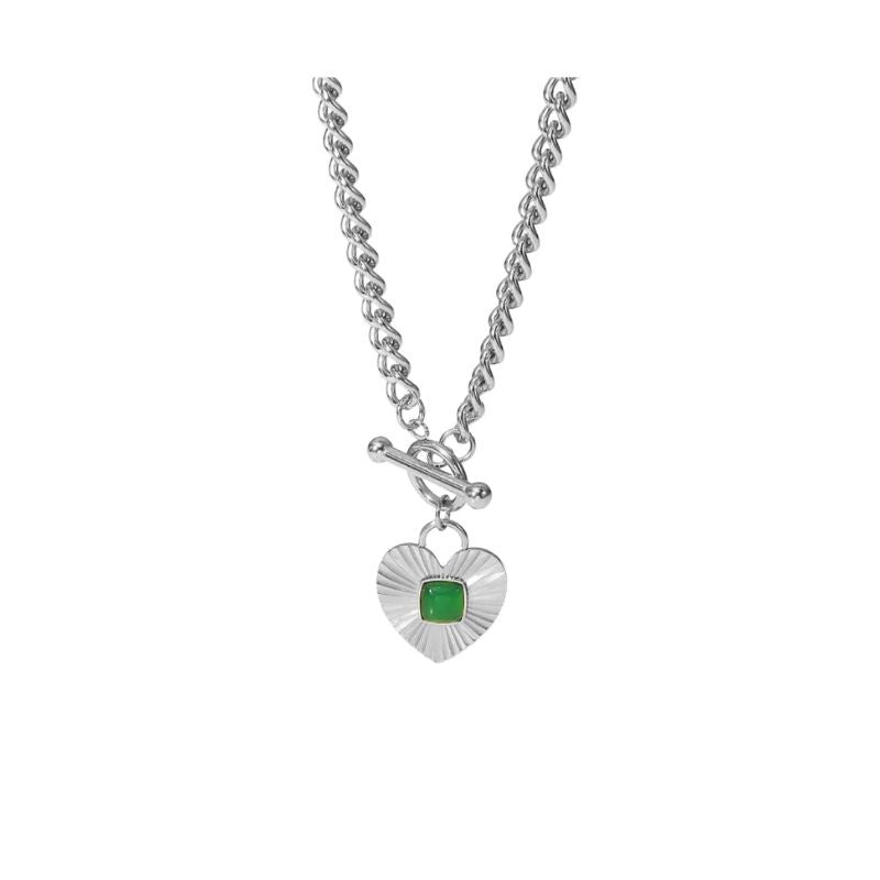 Lindi Kingi | Into the Light- All the Hearts Necklace - Silver