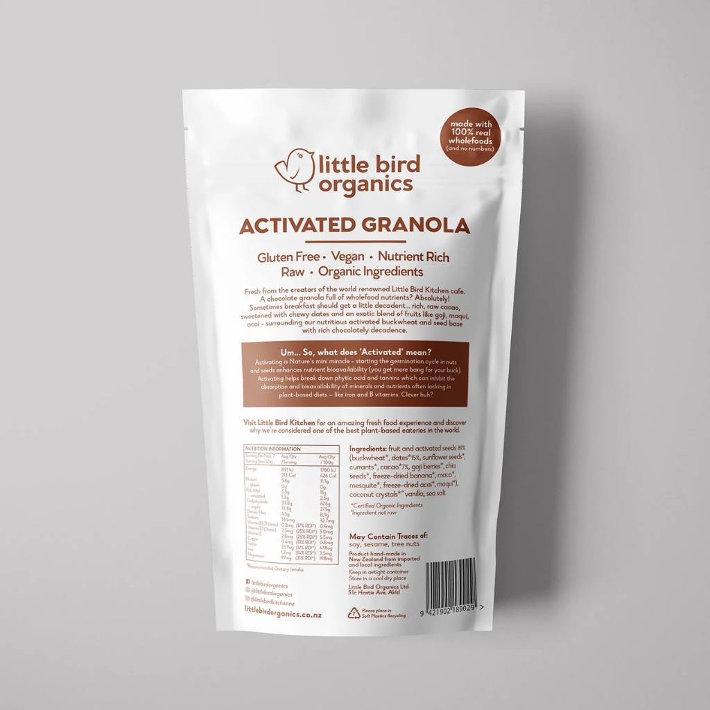 Little Bird Organics | Activated Granola - Decadently Dark Cacao & Date