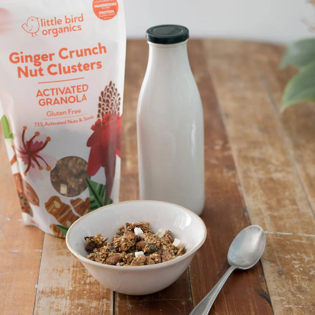 Little Bird Organics | Activated Granola - Ginger Crunch Nut Clusters