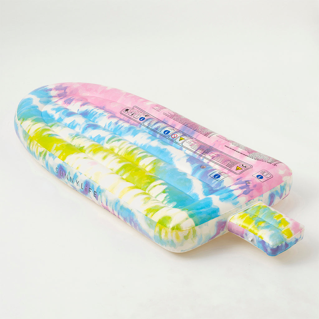 SunnyLife Luxe Lie-On Float Ice Pop Tie Dye