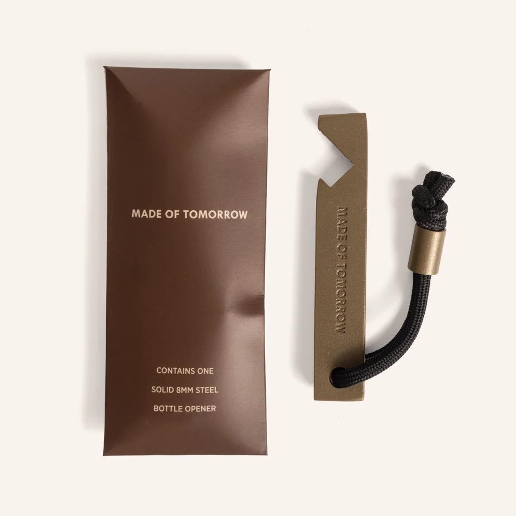 Made of Tomorrow Bottle Opener Aged Brass