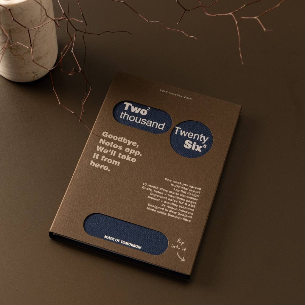 Made of Tomorrow 2026 A5 Weekly Diary - Classic Blueberry