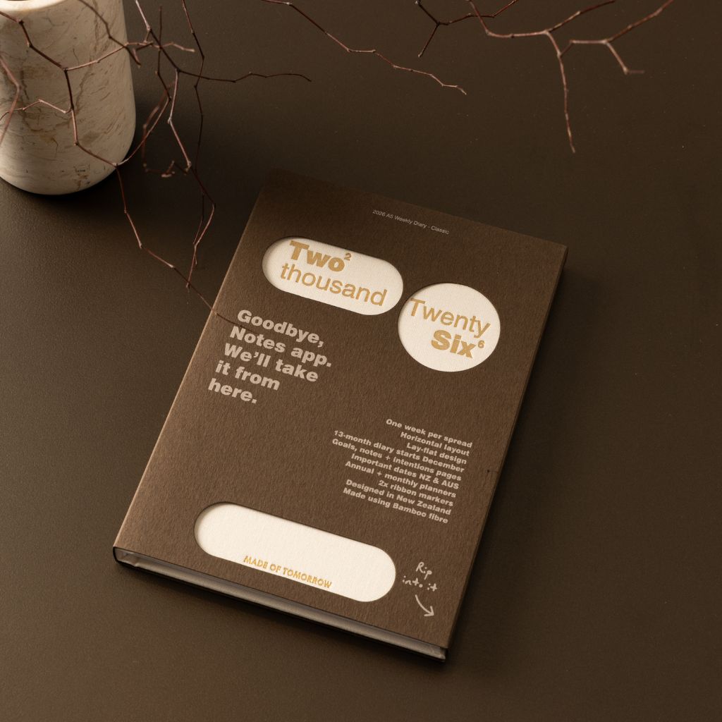 Made of Tomorrow 2026 A5 Weekly Diary - Classic Cream