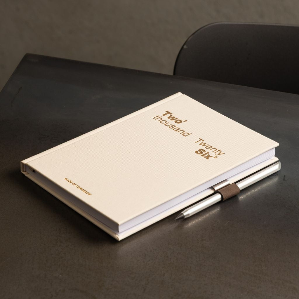 Made of Tomorrow 2026 A5 Weekly Diary - Classic Cream