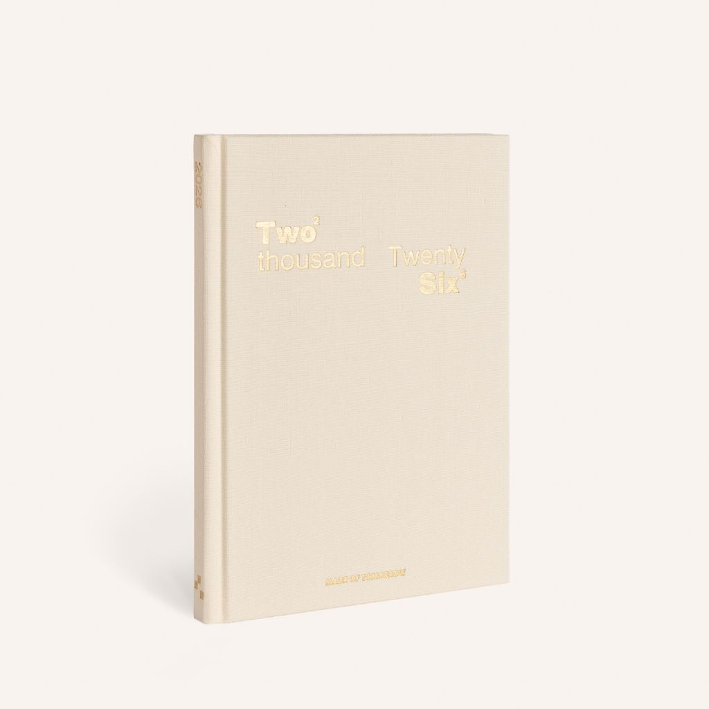 Made of Tomorrow 2026 A5 Weekly Diary - Classic Cream