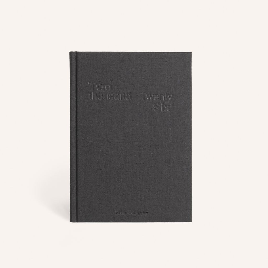 Made of Tomorrow 2026 A5 Weekly Diary - Classic Liquorice