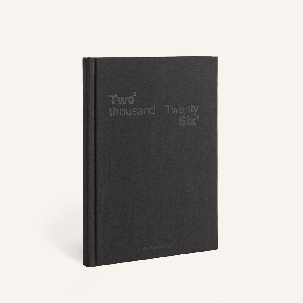 Made of Tomorrow 2026 A5 Weekly Diary - Classic Liquorice