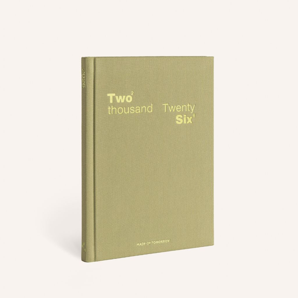 Made of Tomorrow 2026 A5 Weekly Diary - Classic Matcha