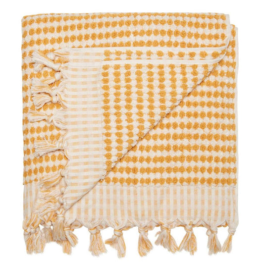 Mayde Crescent Towel - Mustard