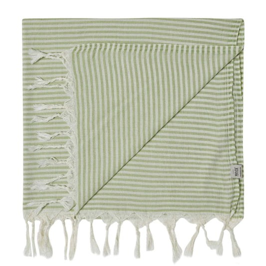 Mayde Noosa Towel - Moss