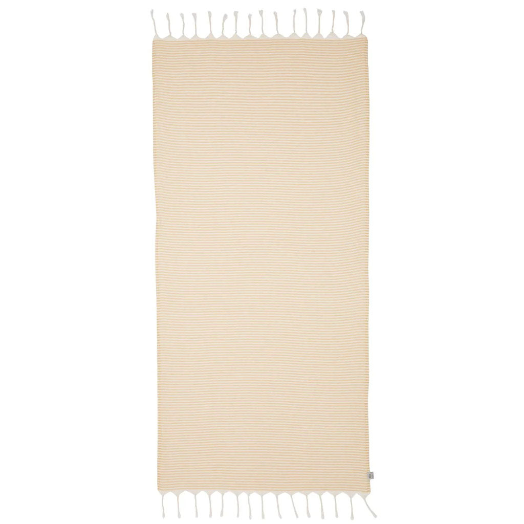 Mayde Noosa Towel - Mustard