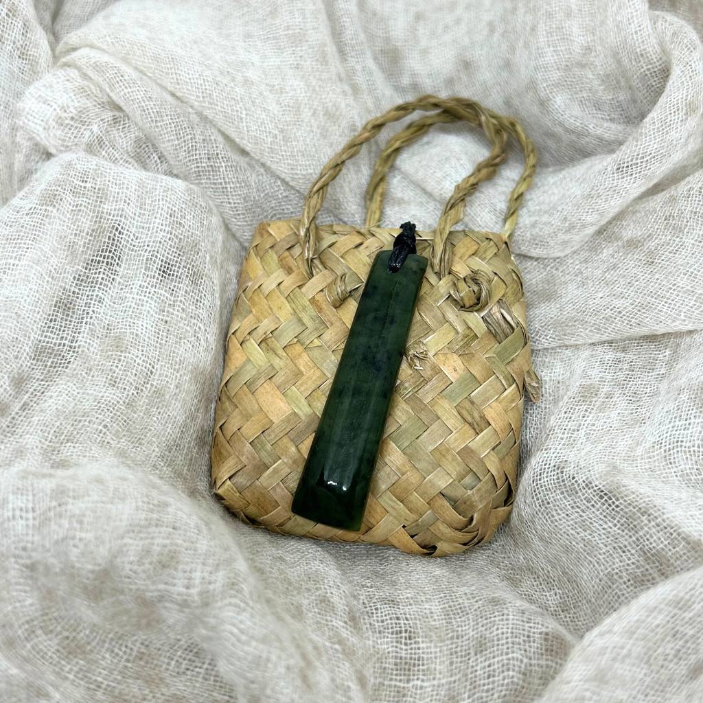 NZ Greenstone Pendant 60mm