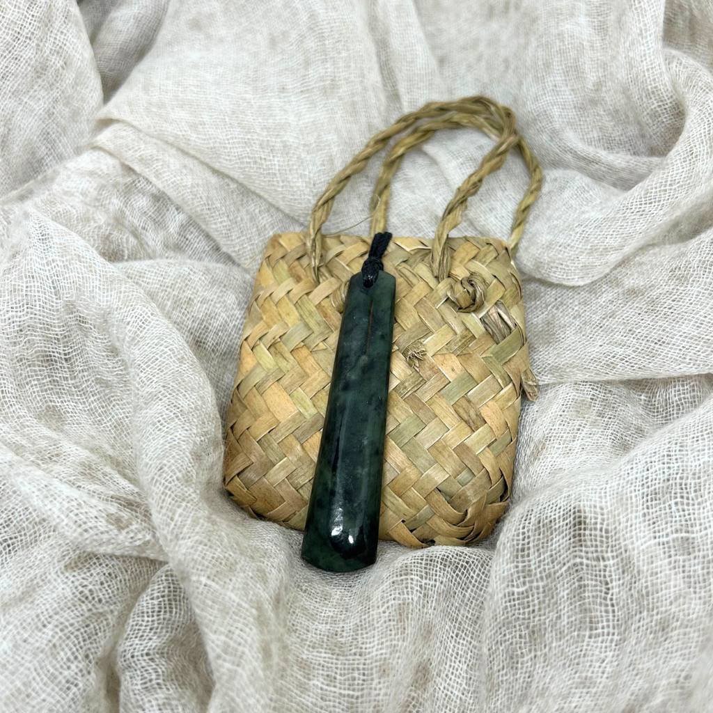 NZ Greenstone Pendant 70mm