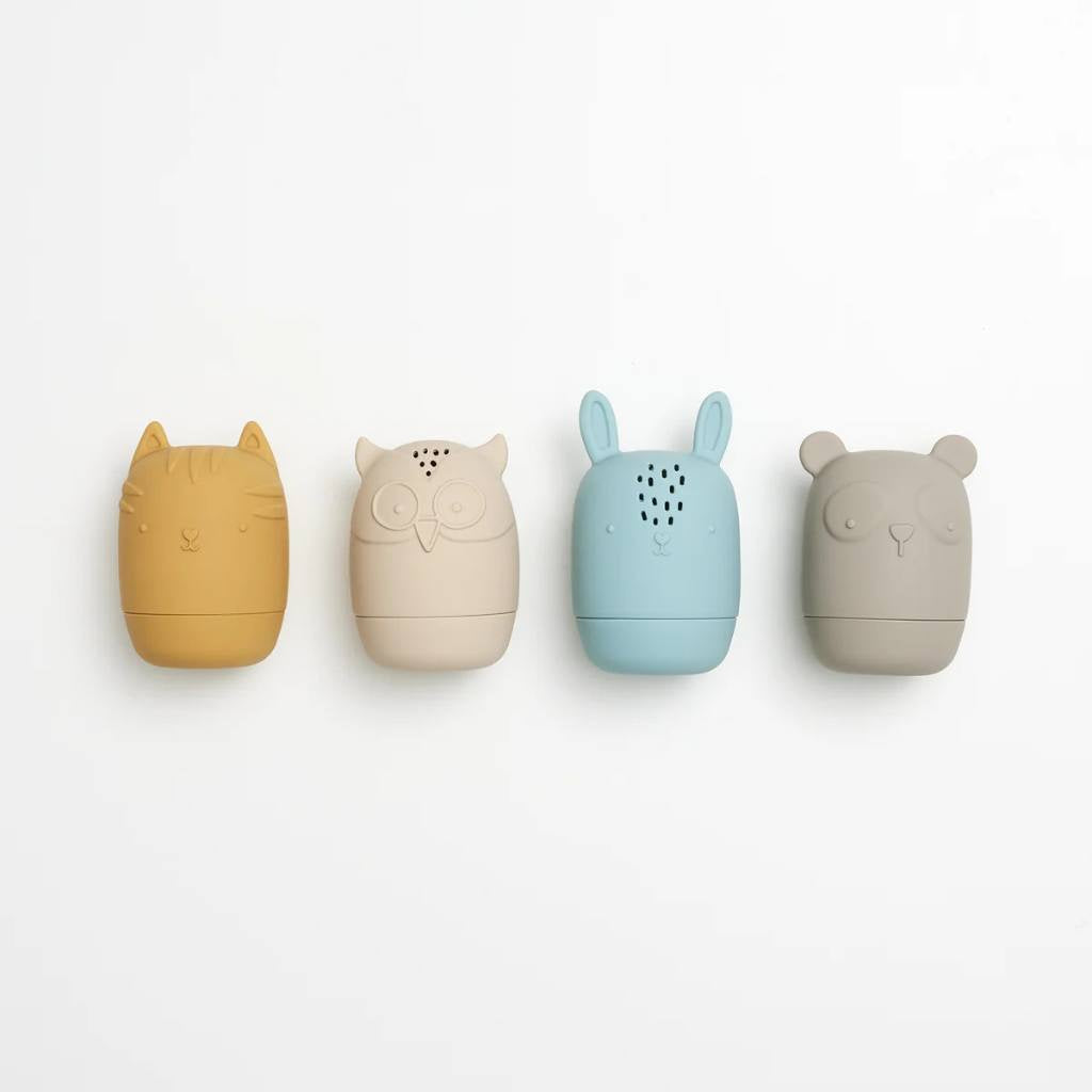Over The Dandelions | Bath Toy Animals Set Of 4