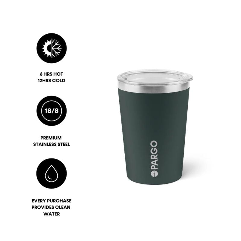 PARGO | 12oz Coffee Cup - BBQ Charcoal