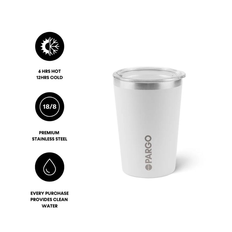 PARGO | 12oz Coffee Cup - BONE White