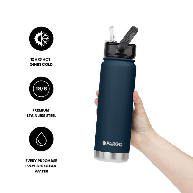 PARGO | 750ml Sports Bottle - DEEP SEA Navy