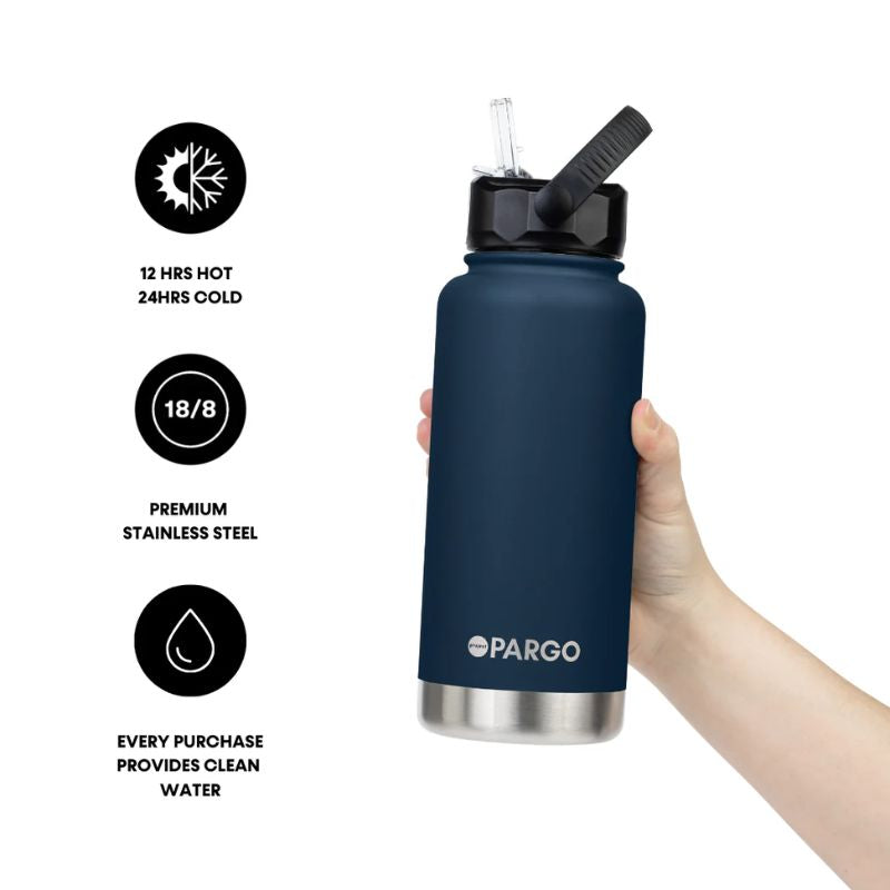 PARGO | 950ml Sports Bottle - DEEP SEA Navy
