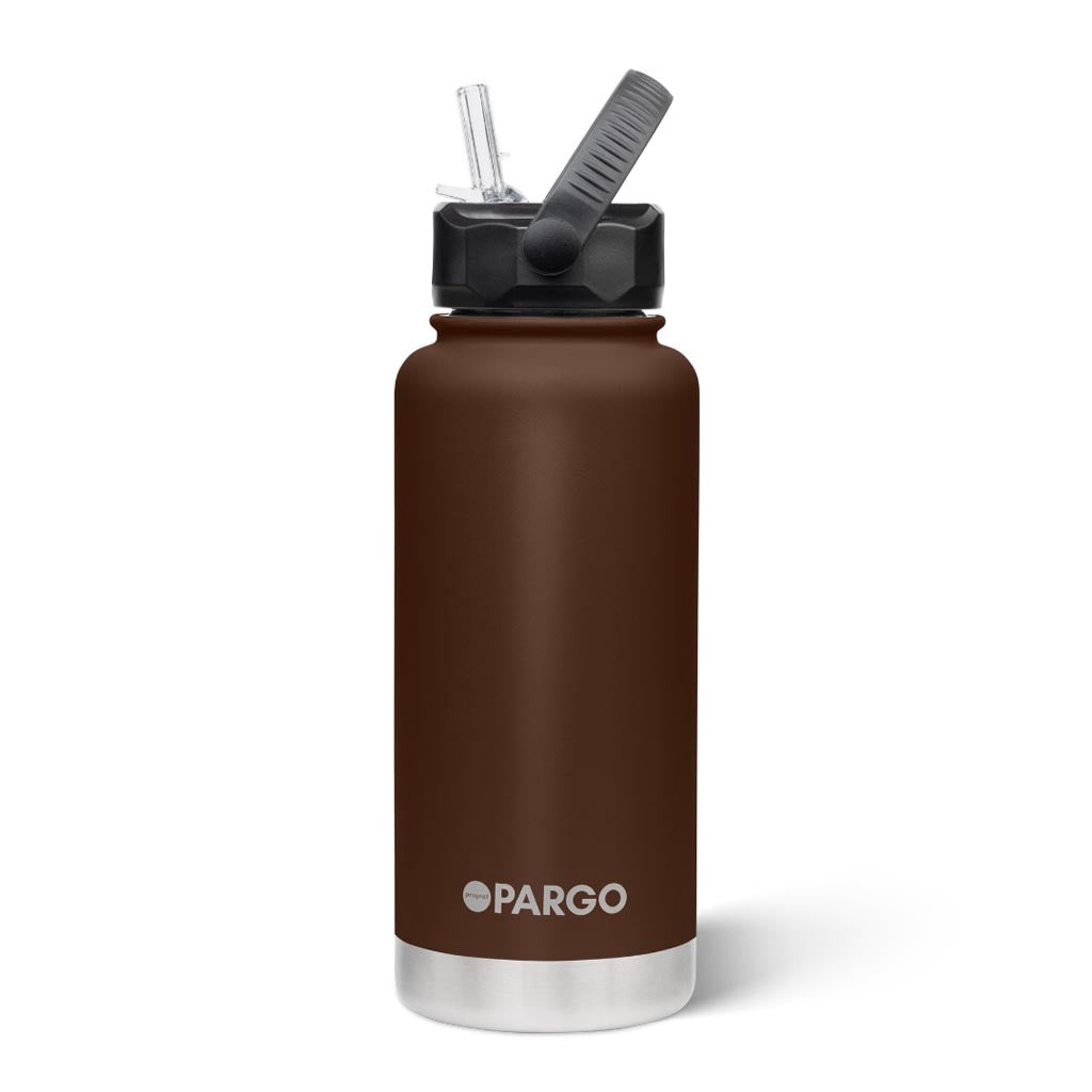 PARGO | 950ml Sports Bottle - CHOCOLATE BROWN