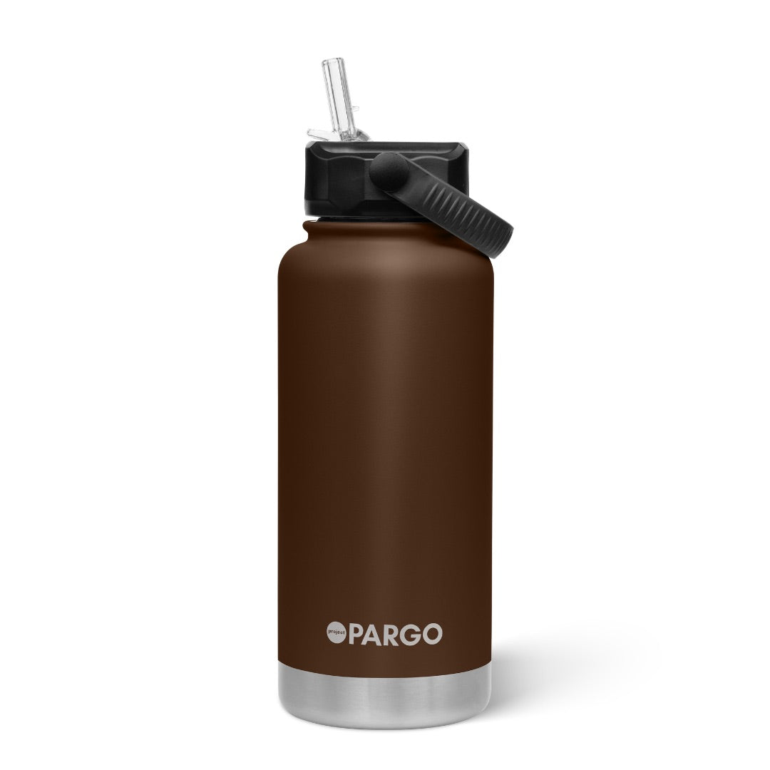 PARGO | 950ml Sports Bottle - CHOCOLATE BROWN