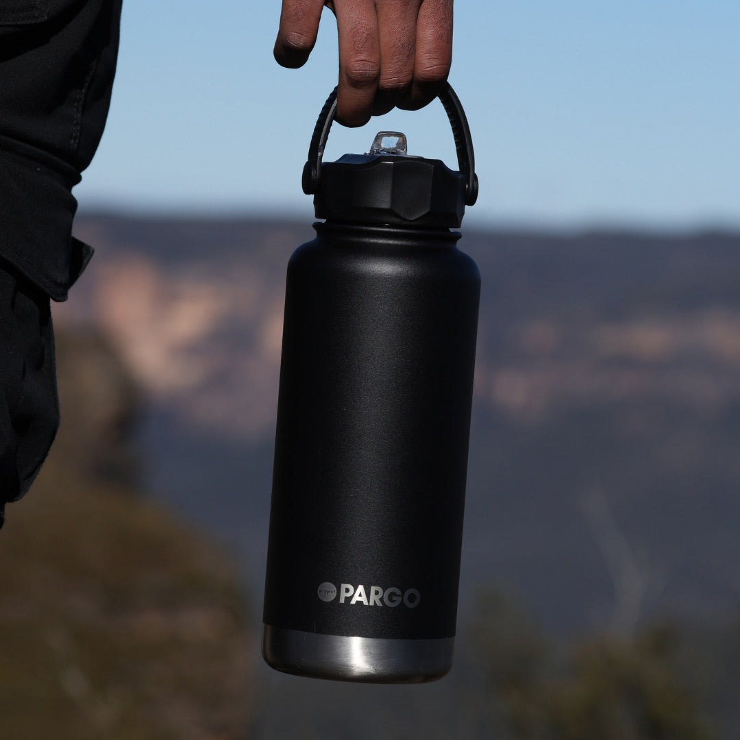 PARGO | 950ml Sports Bottle - MIDNIGHT BLACK