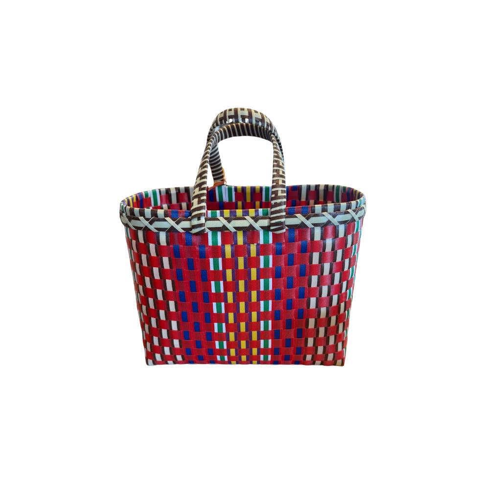 Pāli | Market Basket - Small - Red Multi