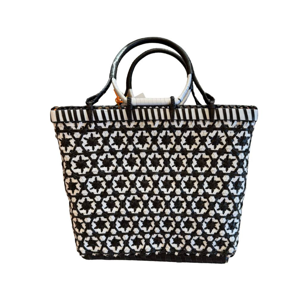 Pāli | Passionfruit Basket - Small - Black &amp; White