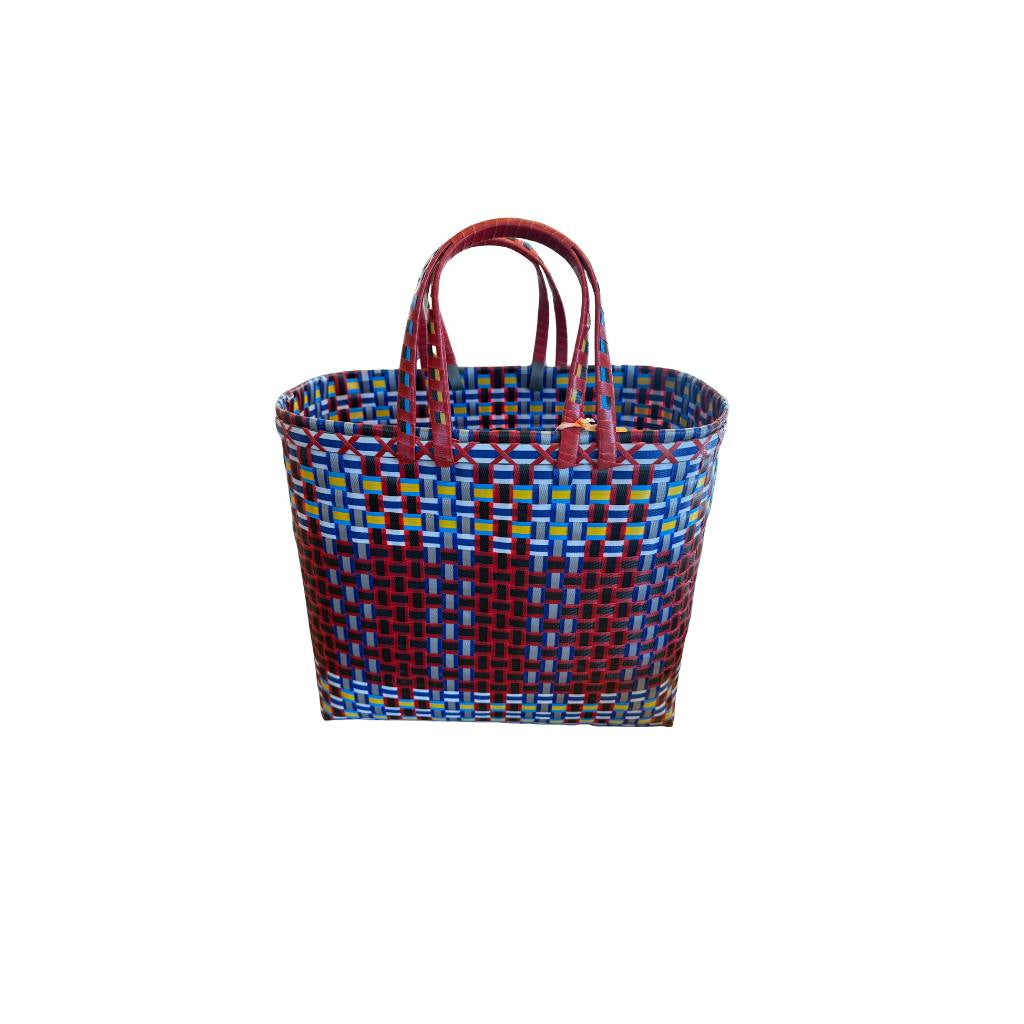 Pāli | Market Basket – X-Large - Red &amp; Black Multi