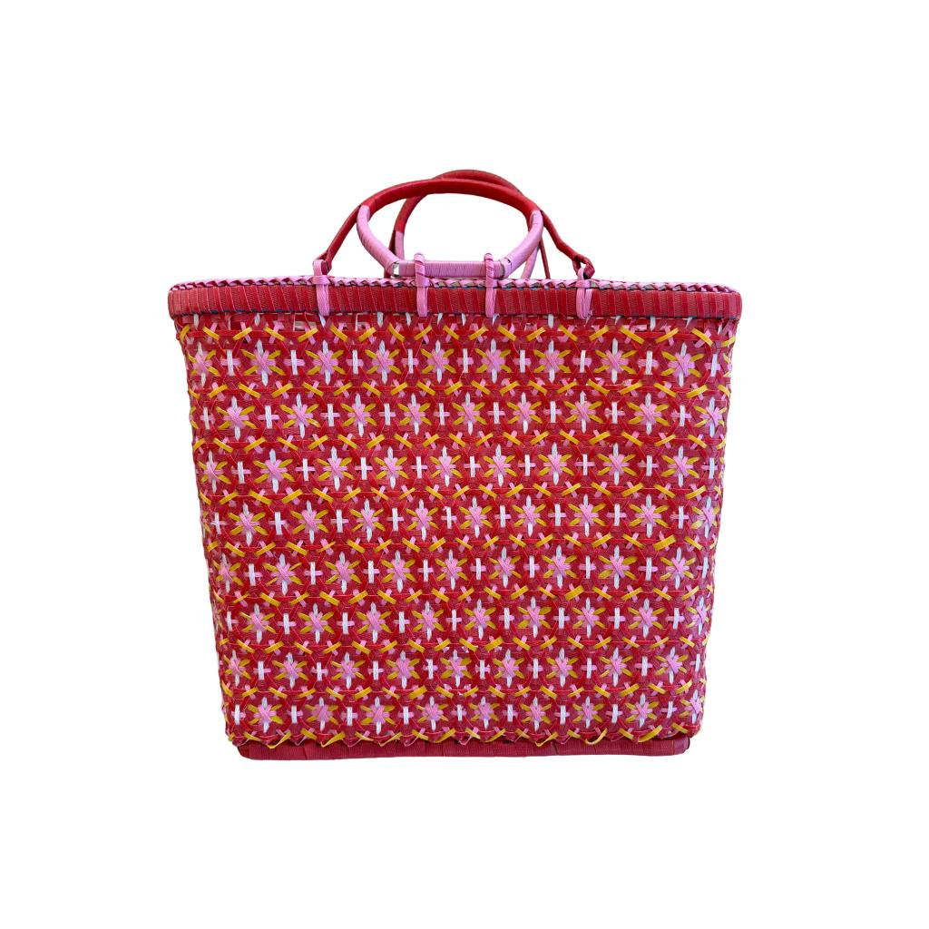 Pali | Passionfruit Basket - Large - Red &amp; Pink