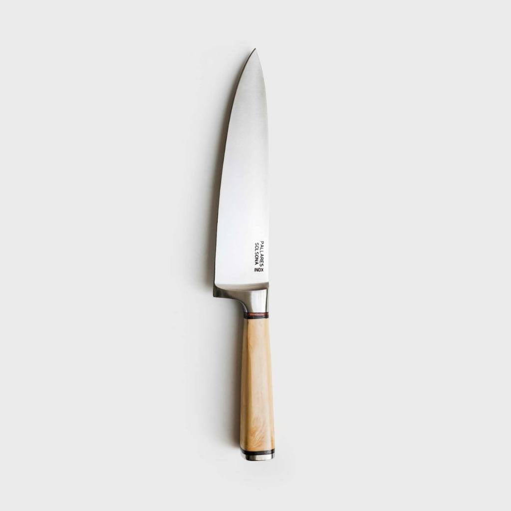 Pallares Chefs Professional Knife Boxwood Stainless Steel 20cm