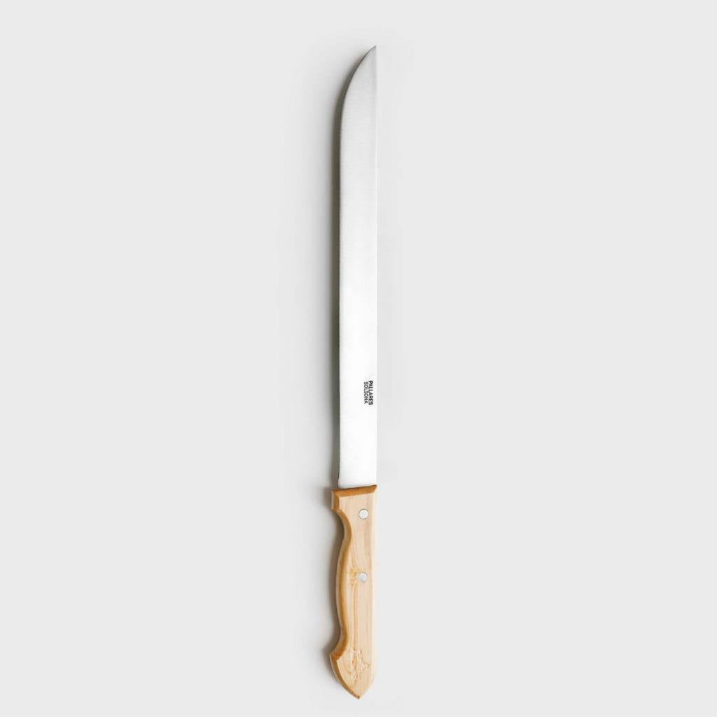 Pallarès Ham Knife Box Wood 26cm Carbon Steel