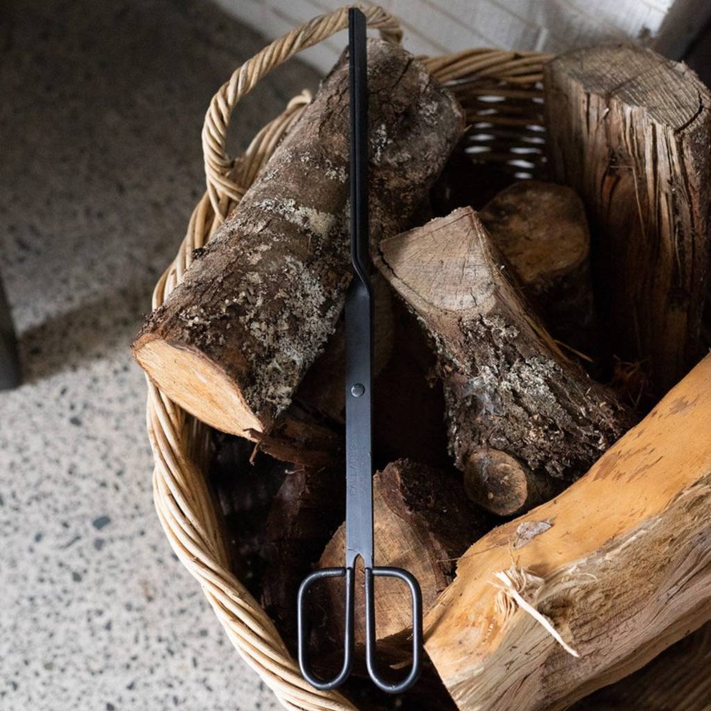 Pallarès Tongs for firewood | Hand Forged | 480mm