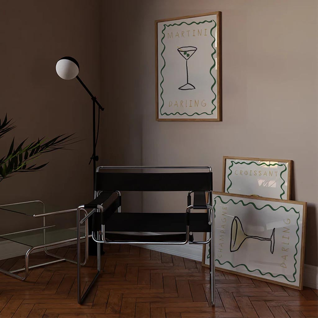 Papier HQ | A2 Natural Framed - Martini