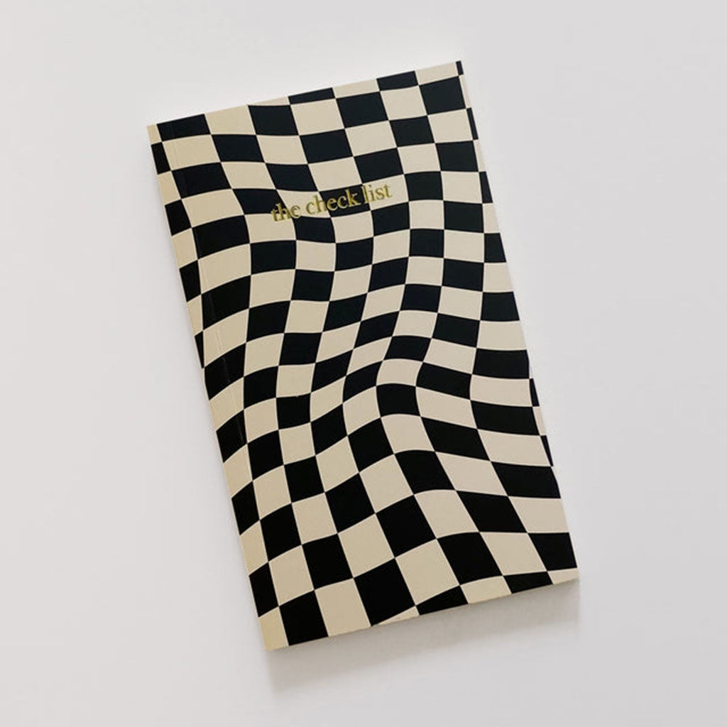 Papier HQ  Notebook - The Check List - Black