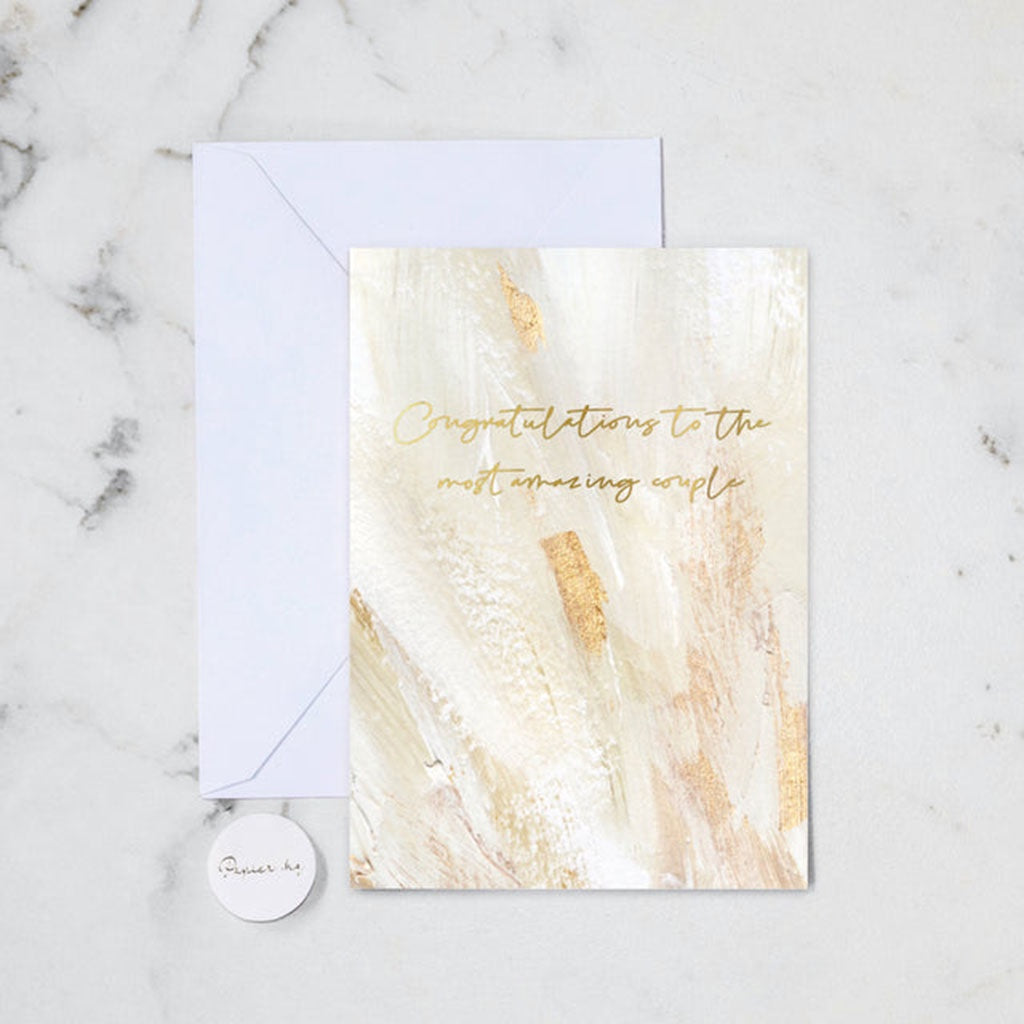 Papier HQ Greeting Card - Congrats Amazing couple