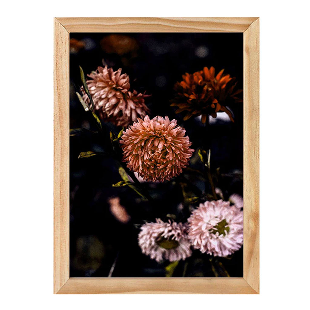 Papier HQ Moody Flowers A3 Print Framed