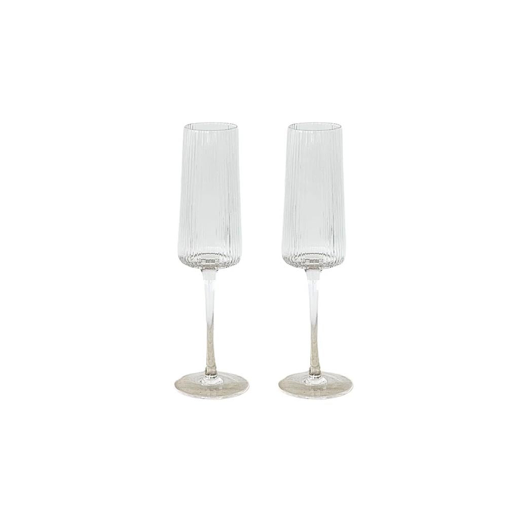 Papier Hq | Amalfi Champagne Glasses - Set of 2