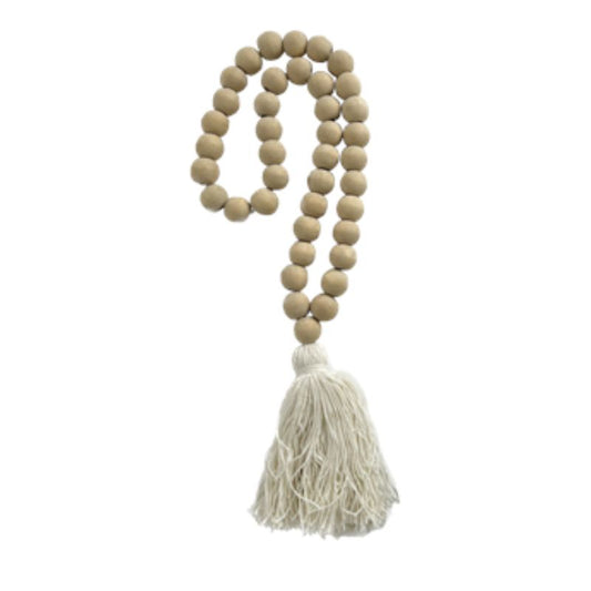 Parnell & Co | Beaded Tassel White 55x2.5cm