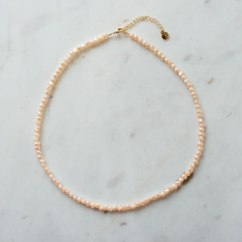 SOPHIE | Peachy in Pearls Necklace