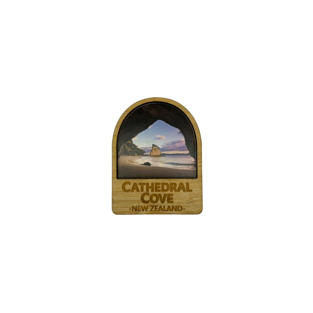 Pikitia Bamboo Magnet - The Cathedral Cove